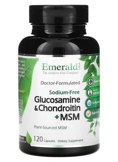 Emerald Laboratories Glucosamine & Chondroitin + MSM 120 Capsules 