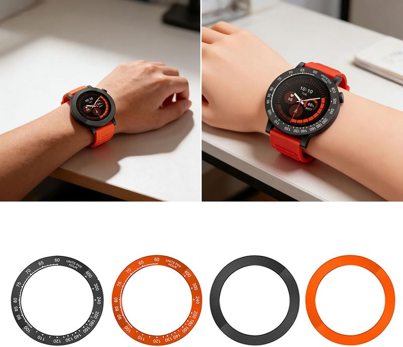 ordinarYone Lightweight Protective Frame Bezels Rings Compatible for Smartwatch Materials Scratch Resistant Cover Housing Accesso - Image 4