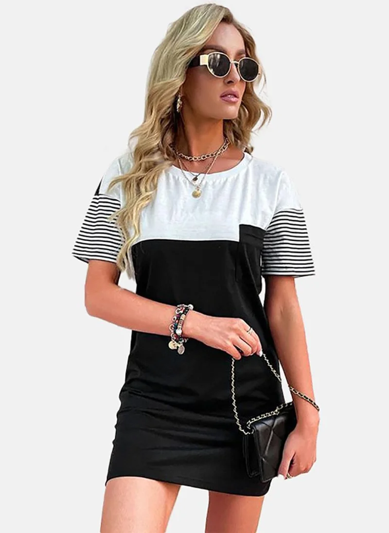يونيكي Women Round Neck Tshirt Dress