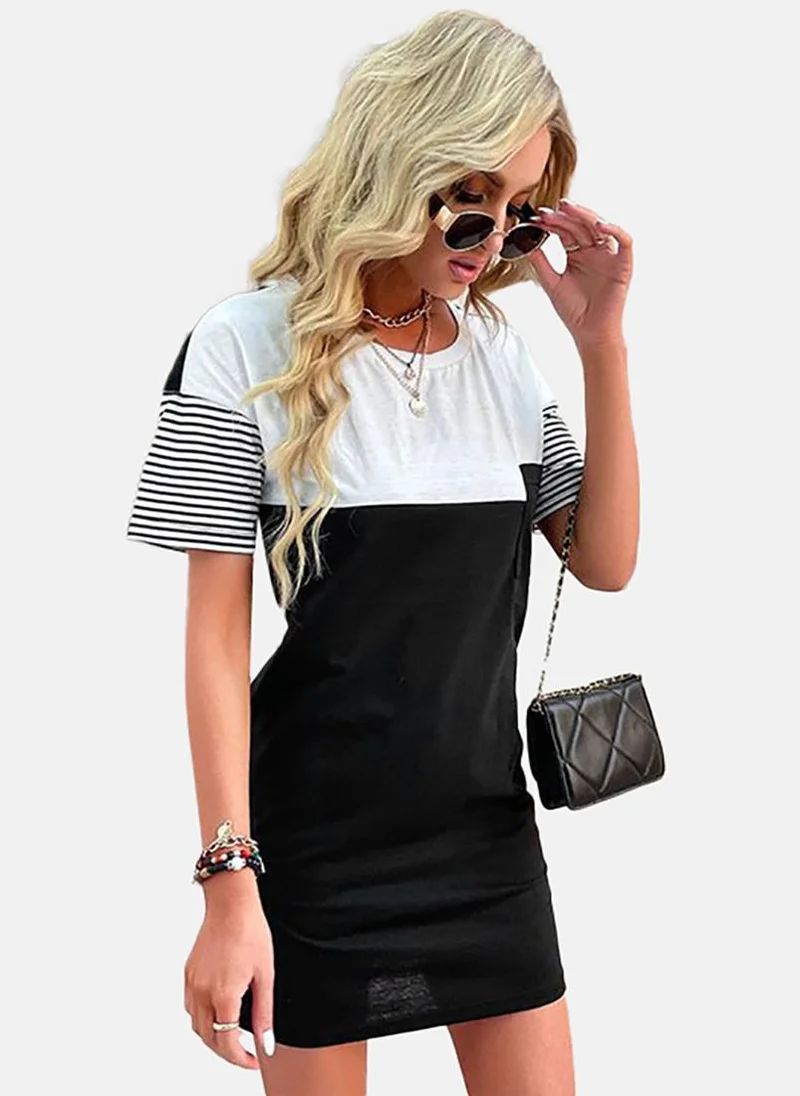 يونيكي Women Round Neck Tshirt Dress