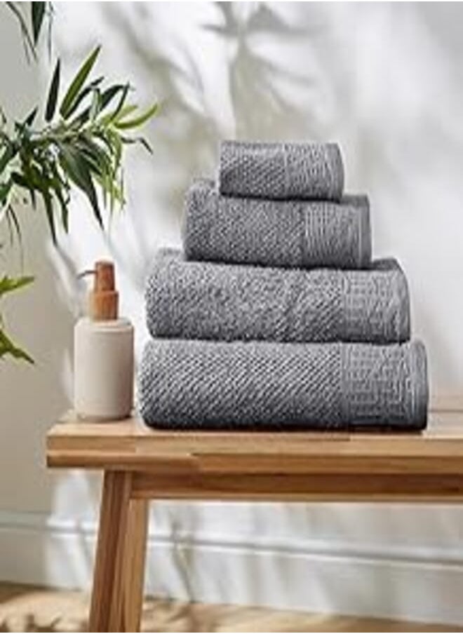 Cotton Towel model Waffle - color: Grey - 100% cotton - Size: 33 cm x 33 cm - Made In Egypt. - pzsku/Z6109E8944094DD826C23Z/45/_/1724097577/159d5e61-70a5-4430-808f-b36a83a8a9b3