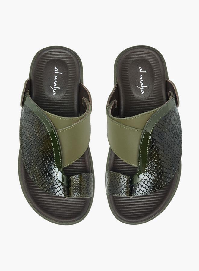 Al Waha Boys Slip-On Arabic Sandals - Image 1