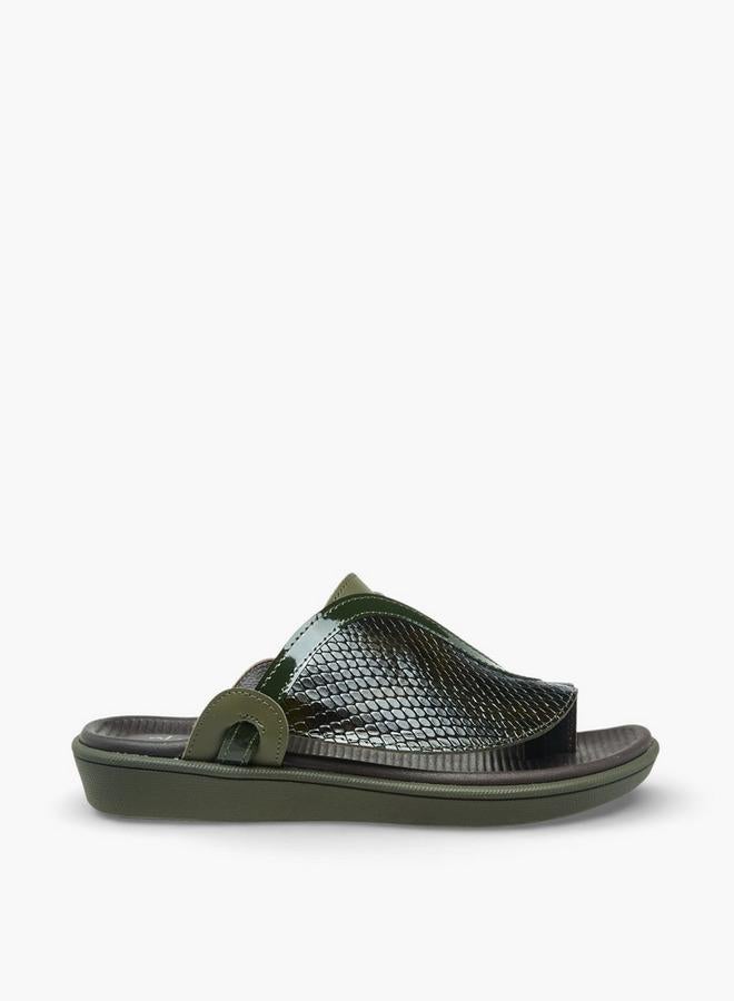 Al Waha Boys Slip-On Arabic Sandals - Image 3