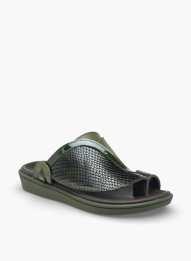 Al Waha Boys Slip-On Arabic Sandals - Image 2