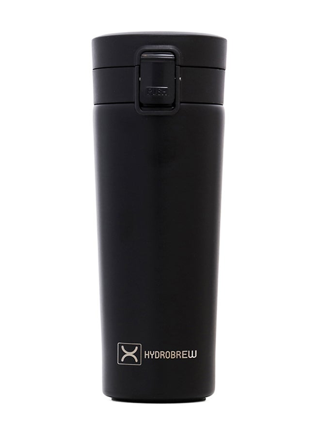 HYDROBREW زجاجة ماء معزولة بجدار مزدوج 500 مل - أسود - Image 1