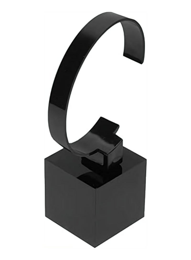 KASTWAVE Watch Display Stand, Bracelet Jewelry Watch Display Rack Holder Acrylic Watch Stand Organizer Holder Watch Accessory for Home or Store Use (Black) - Image 4