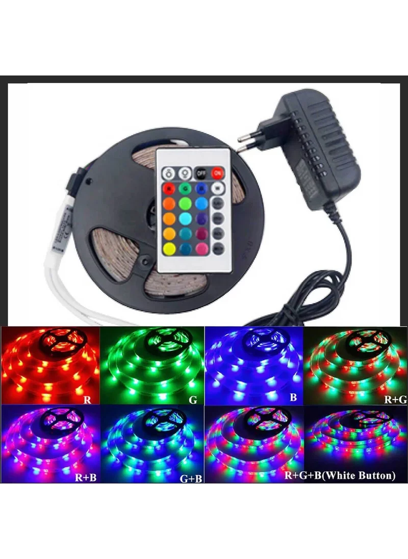 Masho Trend 5 Meter Remote Controlled LED - Colorful Strip LED - 20 Functions