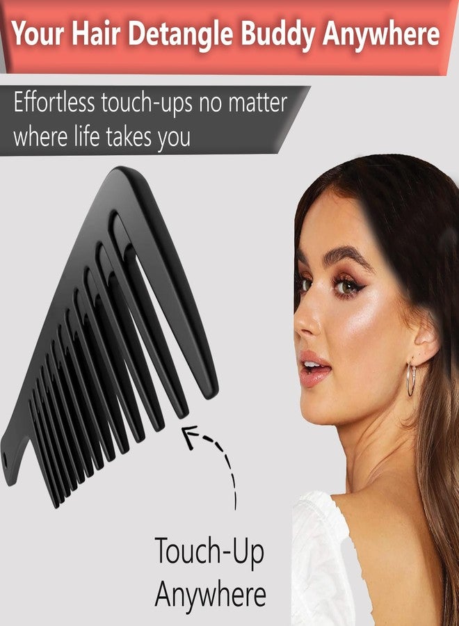 TEMPERIA Detangler Hair Brush for Women & Men - Tangle Teezer Detangle Wide Tooth Comb for Curly/Wavy Hairs - Shampoo Detangling Curl Styling Hairbrush, Premium & Ergonomic Design (MN02) - Image 3