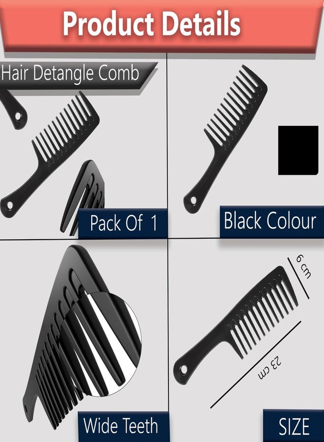 TEMPERIA Detangler Hair Brush for Women & Men - Tangle Teezer Detangle Wide Tooth Comb for Curly/Wavy Hairs - Shampoo Detangling Curl Styling Hairbrush, Premium & Ergonomic Design (MN02) - Image 2