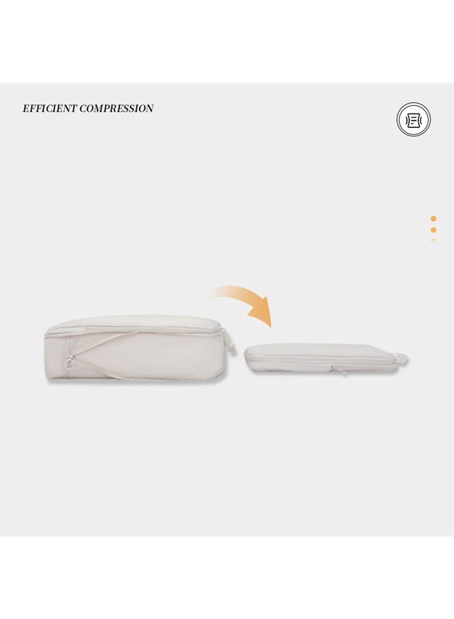 HOMESTAR 6 Pieces Travel Packing Cubes Set for Storage Luggage, Lightweight Organizer Bags with Toiletry, Laundry Pouch, Foldable Storage Bags for Travel, Holiday, Business - Image 3