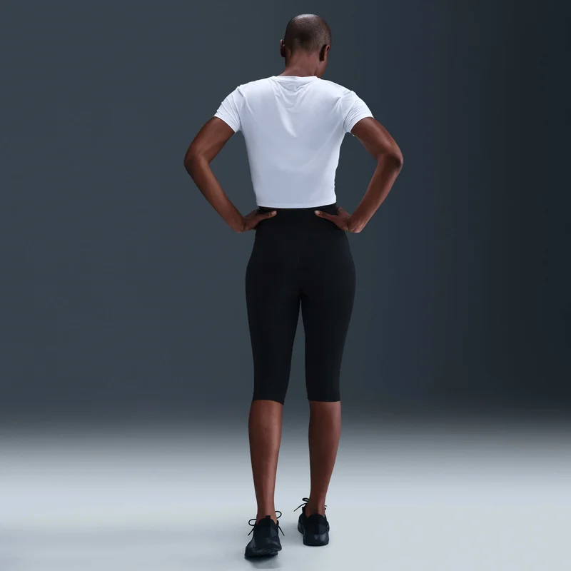 Nike black Women's One Dri-FIT Training Capri Leggings for Women | Best Price UAE