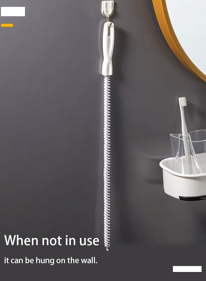 4Pcs Pipe Unclogger ,Kitchen, Sewer Unclogger , Spiral Drainage Anti-blocking and Dredging Strip, Hair Unclogging Strip Cleaner , Sink Drain Unclogging Tools - Image 5