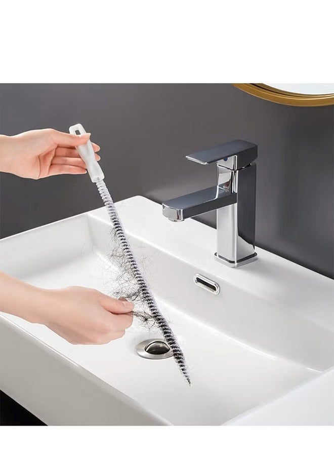 4Pcs Pipe Unclogger ,Kitchen, Sewer Unclogger , Spiral Drainage Anti-blocking and Dredging Strip, Hair Unclogging Strip Cleaner , Sink Drain Unclogging Tools - Image 3