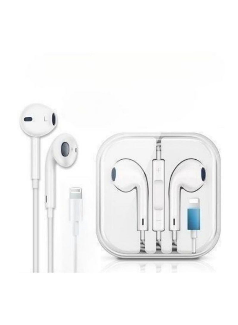 EarPods With Lightning Connector | iPhone Headphones, [MFI Certified] Earphones Wired Stereo Sound Earbuds with Microphone and Volume Control, Compatible with iPhone 14/13/12/SE/11/XR/XS/X/7/7 Plus/8  - Image 1