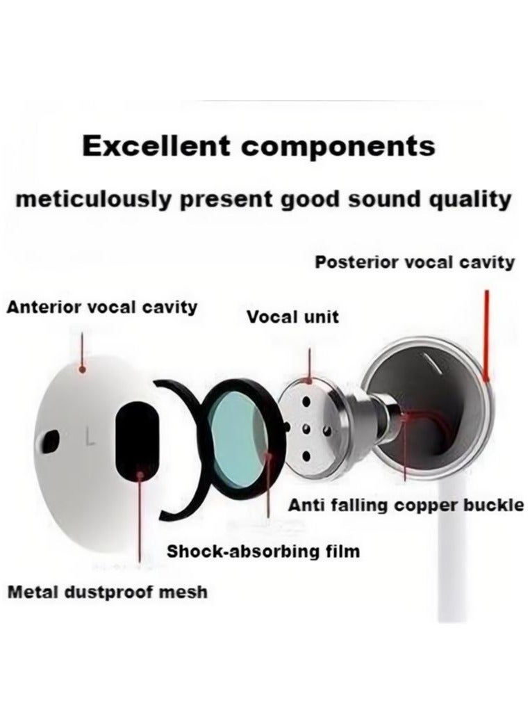 EarPods With Lightning Connector | iPhone Headphones, [MFI Certified] Earphones Wired Stereo Sound Earbuds with Microphone and Volume Control, Compatible with iPhone 14/13/12/SE/11/XR/XS/X/7/7 Plus/8  - Image 4