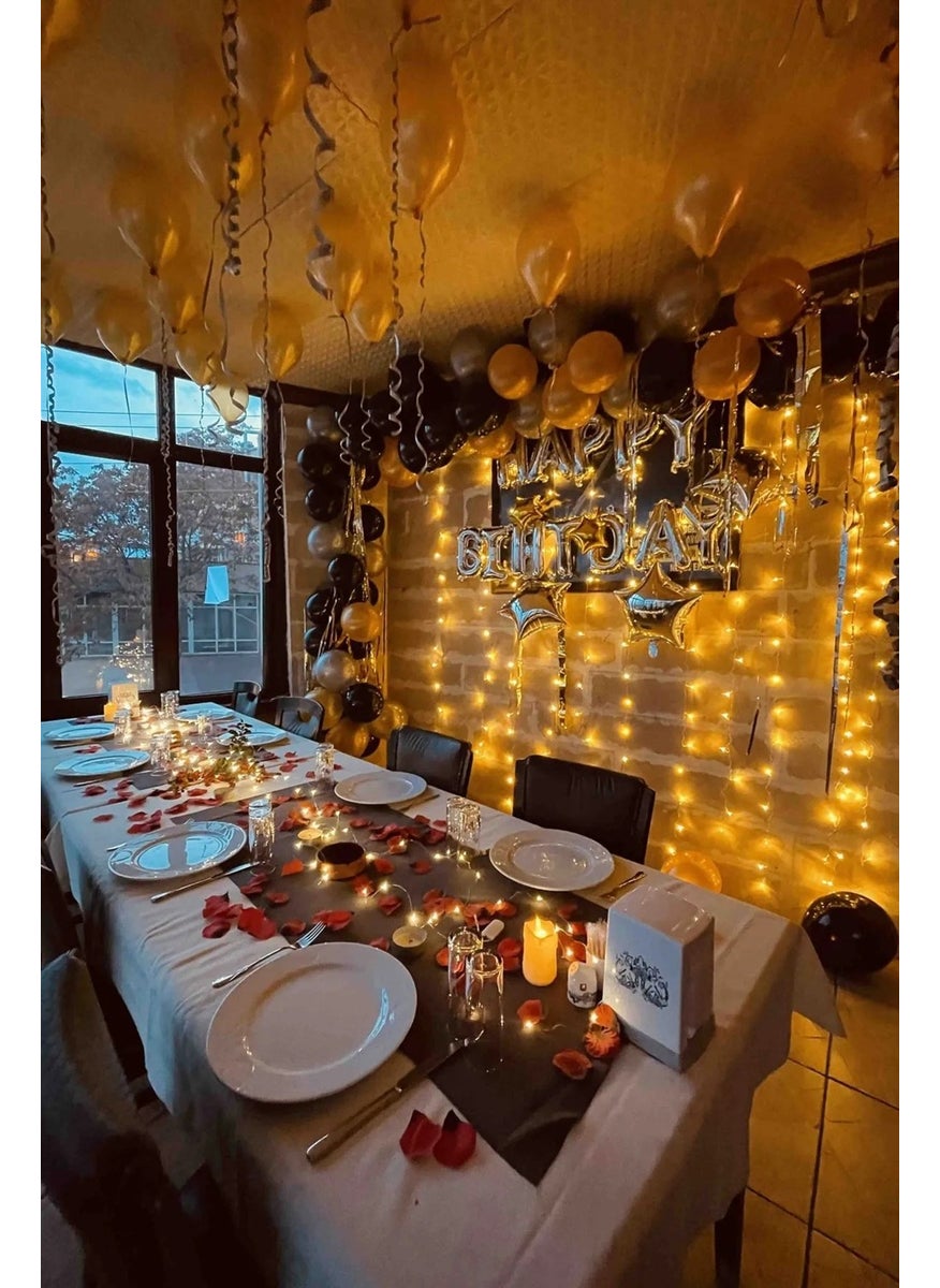 Tinky Winky - Adult Gold Birthday Set - Image 1