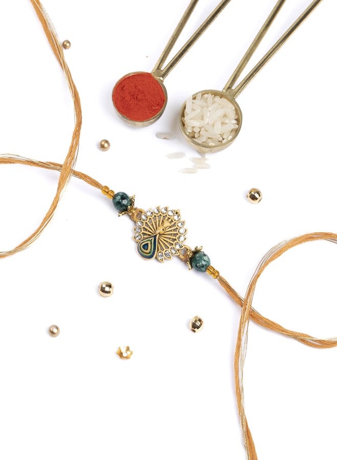 DORE® Rakshabandhan Rakhi Rakhi For Brother Mayurakriti Sutra - Image 1