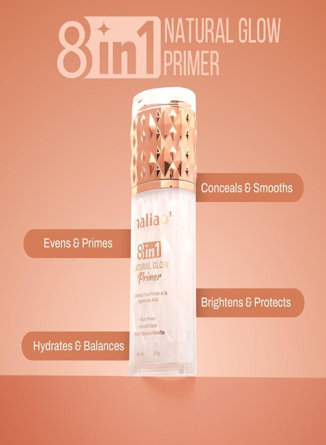 ماليو برايمر مالياو 8 في 1 للعناية بالبشرة وترطيبها وإضفاء النضارة الطبيعية - عامل حماية من الشمس 30 PA++ | تفتيح، إخفاء العيوب، مكافحة علامات التقدم في السن، وحماية من الشمس، 30 غرام - Image 3