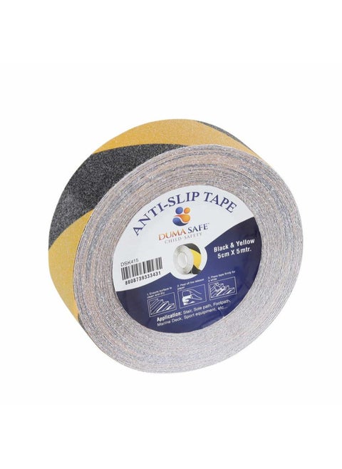 Duma Safe Anti Slip Tape Black And Yellow 5cm x 18m