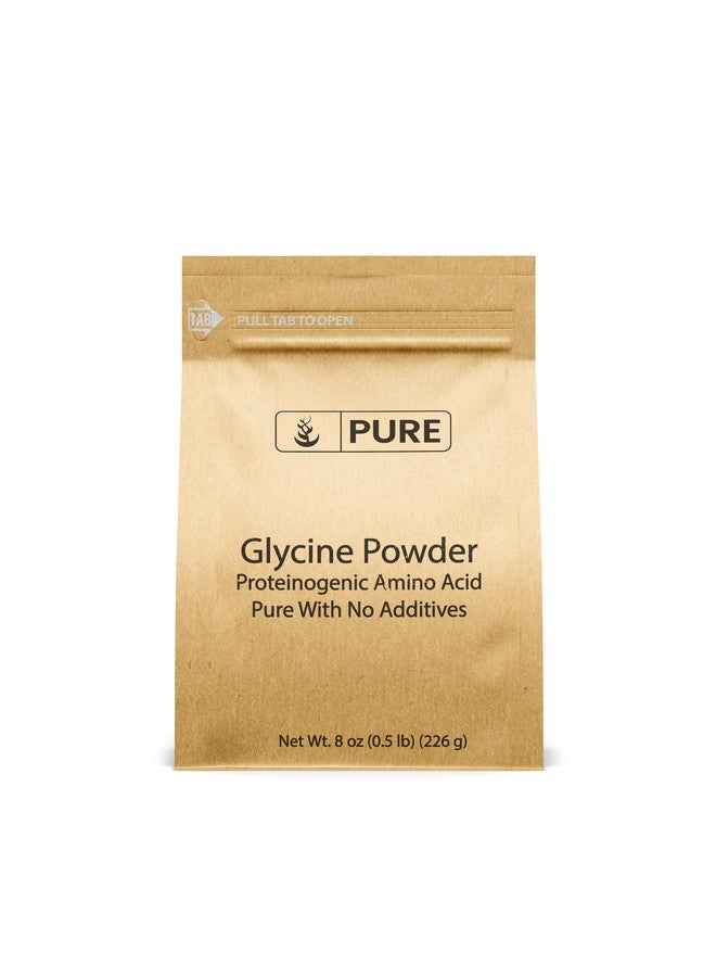 PURE ORIGINAL INGREDIENTS مسحوق الجلايسين من مكونات أصلية نقية (8 أونصات) غير معدلة وراثيًا، حمض أميني غير أساسي - Image 1