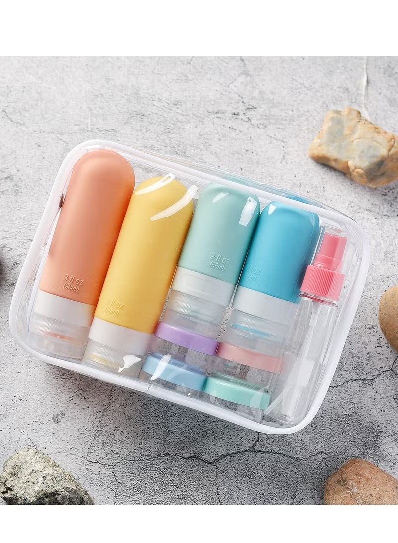 16 Pack Travel Bottles Set - TSA Approved Leak Proof Silicone Squeezable Containers for Toiletries, Conditioner, Shampoo, Lotion & Body Wash Accessories - Image 4