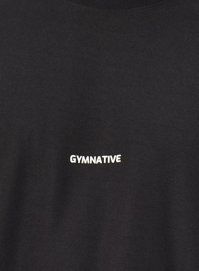 Styli Minimal Athleisure Print Micro Pique T-Shirt