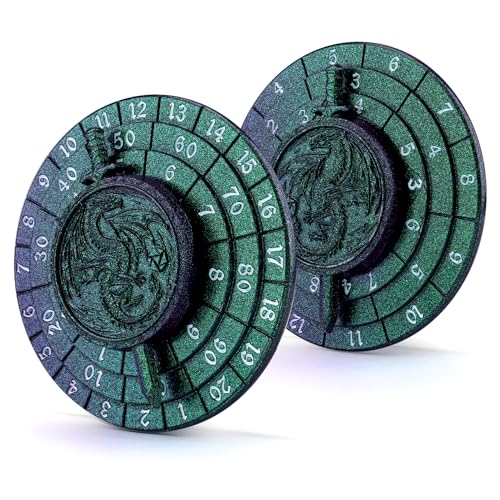 Haxtec Spinner Dice 7in1 Metal DND Dice Set Unique Dice Spinner Antique Compatible with Dungeons and Dragons DND Gifts RPG Role Playing Rotate Gaming Dice - Image 1