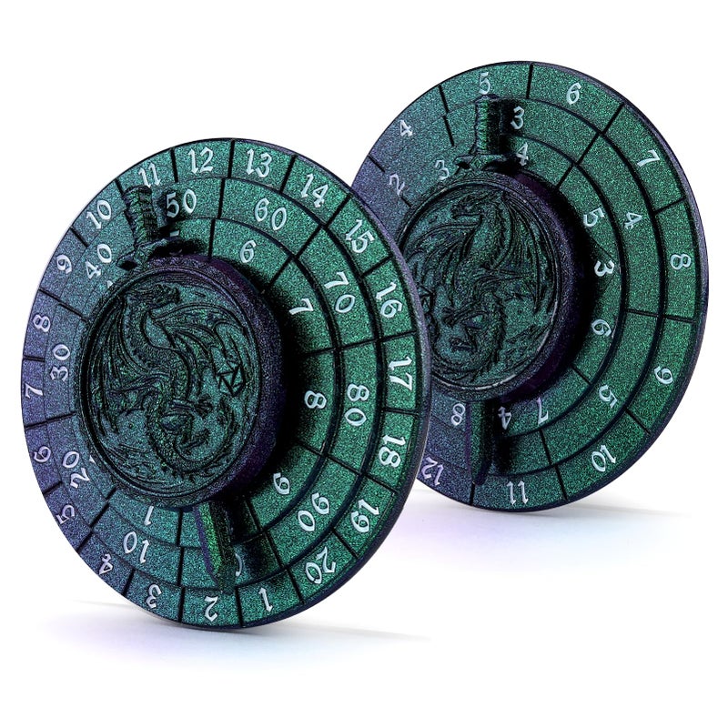 Haxtec Spinner Dice 7in1 Metal DND Dice Set Unique Dice Spinner Antique Compatible with Dungeons and Dragons DND Gifts RPG Role Playing Rotate Gaming Dice - Image 3