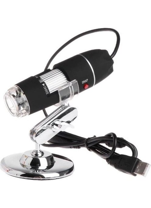 DUHALINE Skin and Hair Analyzer 1600X 2.mp USB 8 LED Digital Microscope  - Image 1