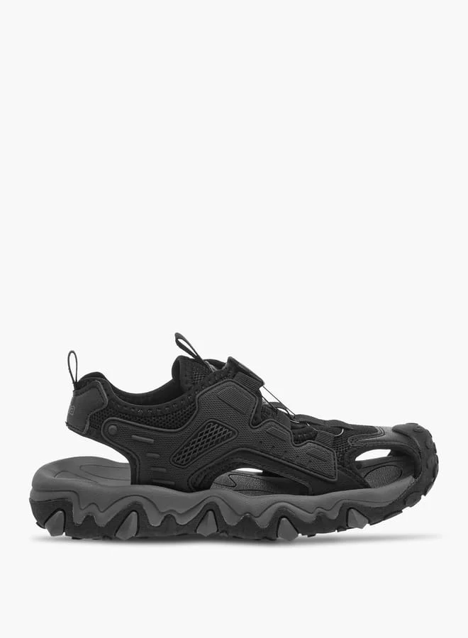 كابا صنادل أولاد بنعل مزخرف وإبزيم دوار