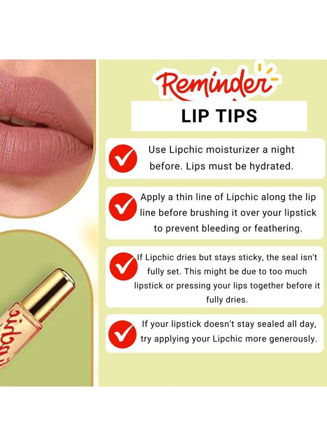 Lip Chic By Ella Ella International Lip Chic – 12-Pack All-Day Lipstick Sealer, Smudge-Proof & Long-Lasting, 0.25 oz Each - Image 4