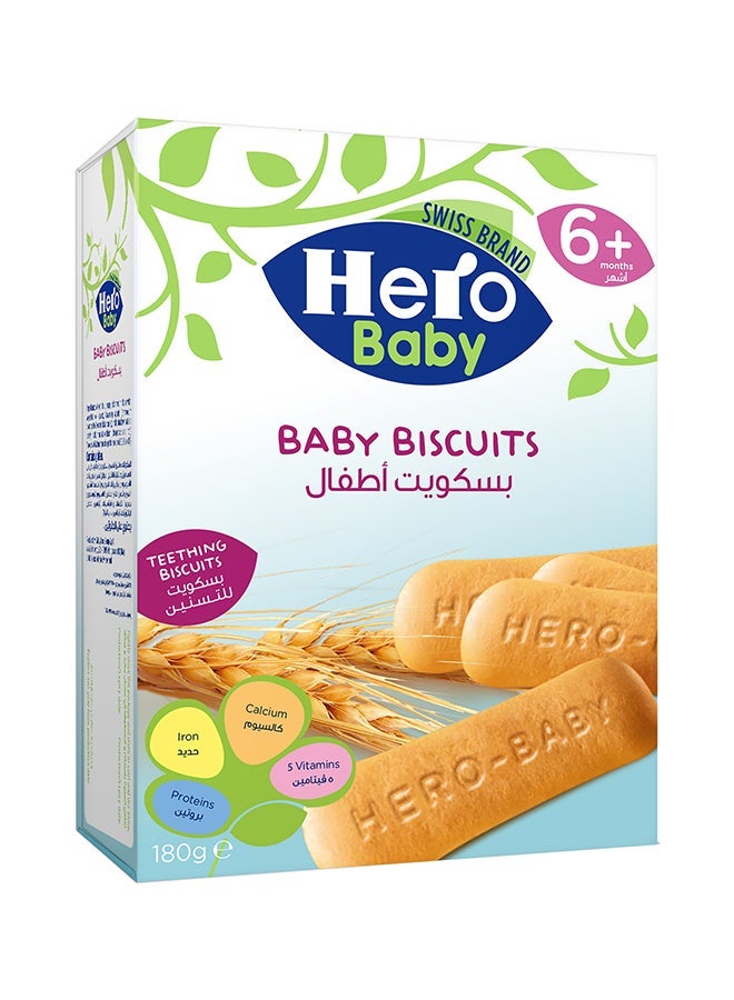 Hero Baby Teething Biscuits for 6 Months 180g X 2 - Image 2