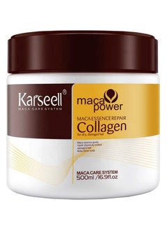 Karseell Collagen Hair Treatment Deep Repair Conditioning Argan Oil Collagen Hair Mask Essence for Dry Damaged Hair All Hair Types  - Image 1
