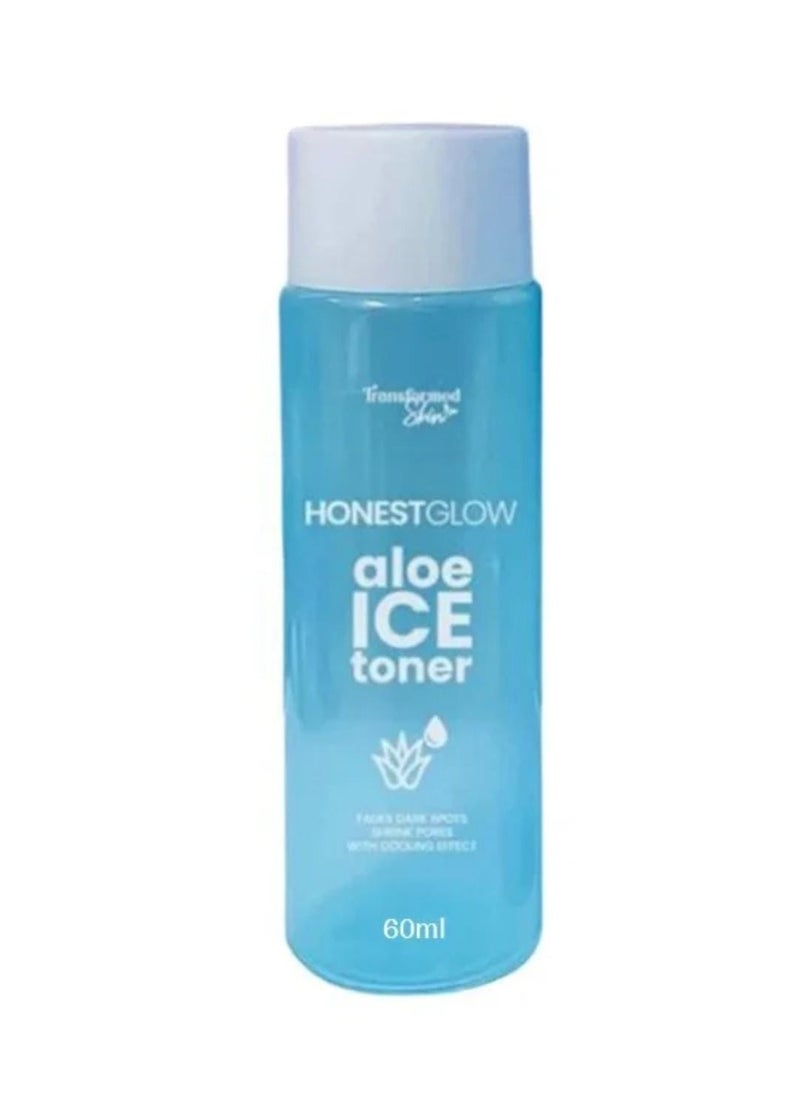 Transformed Skin - Honest Glow Aloe Ice Toner 60ml - Image 1
