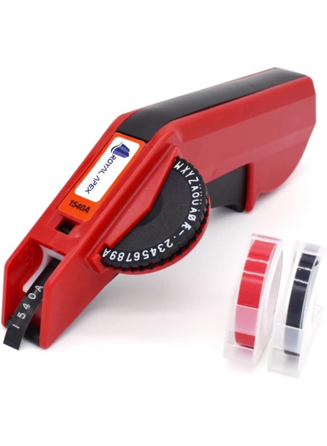 Royal Apex طابعات الملصقات اليدوية ثلاثية الأبعاد لنقش شريط 6 9 مم بديل موتكس E5500 صانع الملصقات 1540 دايمو M1610 - Image 1