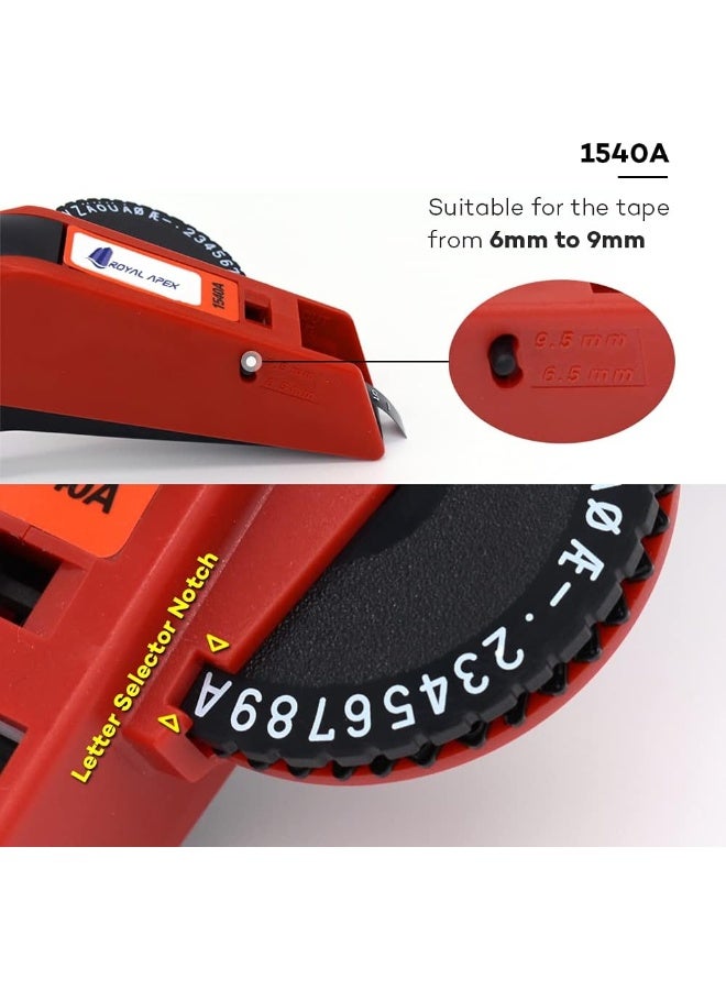 Royal Apex طابعات الملصقات اليدوية ثلاثية الأبعاد لنقش شريط 6 9 مم بديل موتكس E5500 صانع الملصقات 1540 دايمو M1610 - Image 2