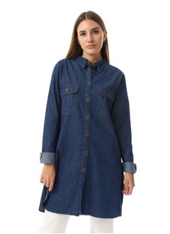 Andora Long Sleeves Denim Shirt  - Image 1