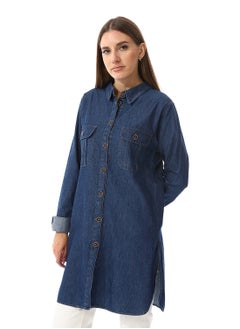 Andora Long Sleeves Denim Shirt  - Image 2