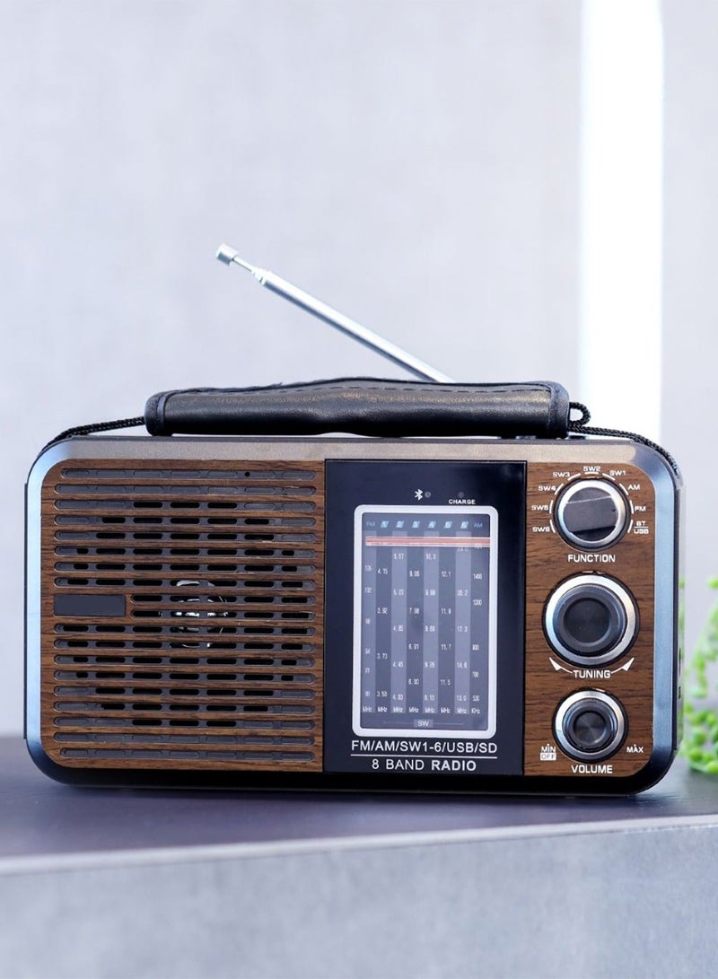 مايكروبلس مكبر صوت لاسلكي بتقنية البلوتوث صوت ستيريو بطارية قابلة لإعادة الشحن راديو FM ذاكرة TF مدخل USB - Image 5