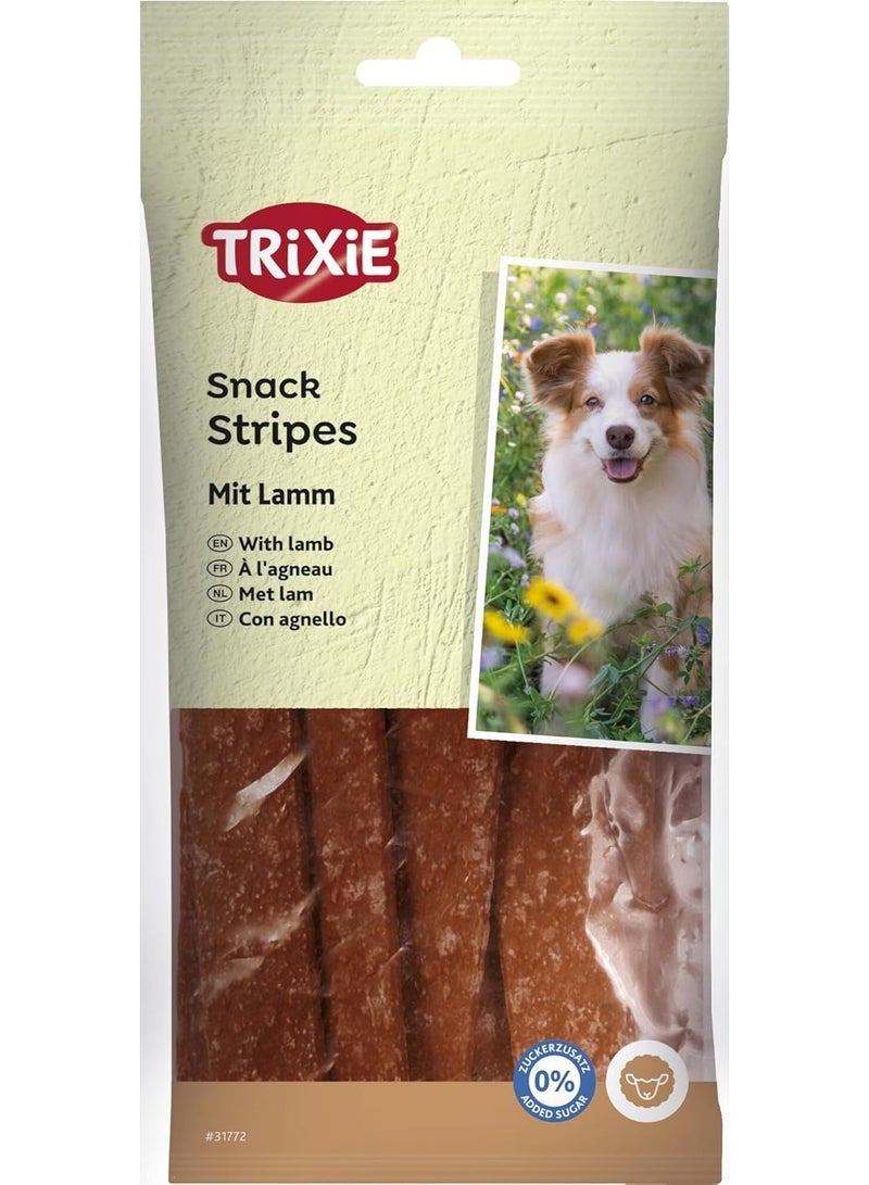 Trixie Stripes with Lamb Dog Treats 100g