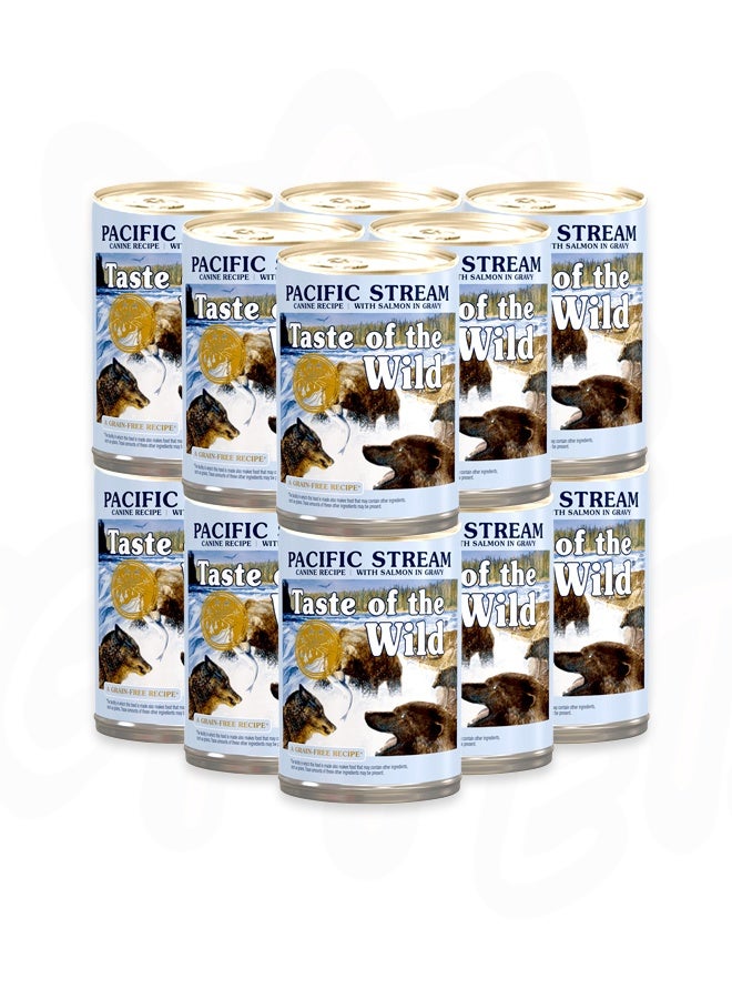 Pacific Stream Canine With Salmon Gravy -  390 GM (Pack Of 12)