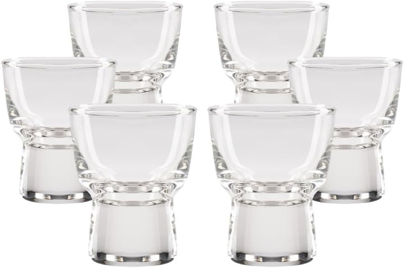LEMONSODA Clear Shot Glass Set - Heavy Base Haiku Sake Shot Glasses for Whiskey, Tequila, Vodka, Espresso, Spirits & Liquor - Perfect for Tastings, Parties, Bars, Housewarming Gift (Set of 6) - Image 2