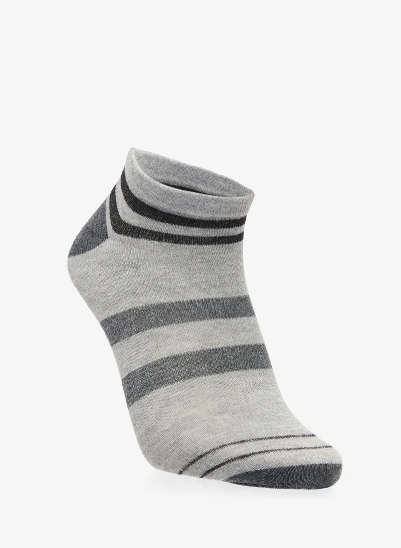 سفنتي فايف بيسيكس Pack Of 3 Ankle Socks