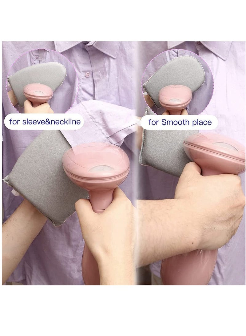 2 PCS Garment Steamer Ironing Glove, Waterproof Anti Steam Mitt with Finger Loop, Heat Resistant Complete Care Protective Garment Steaming Mitt, For Clothes Steamers  - Image 2