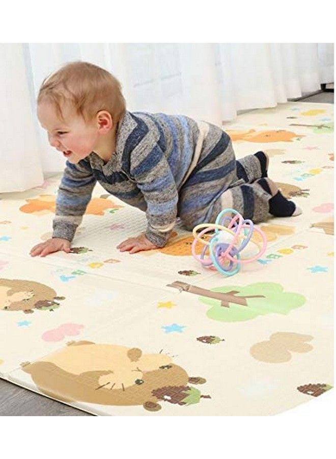 EASY SHOPE Baby Folding Mat Play Foam Crawl Waterproof Portable Kids Baby Toddler Outdoor Or Indoor Use Non Toxic 6X5.5 Fut (Multicolour Print May Vary) - Image 3