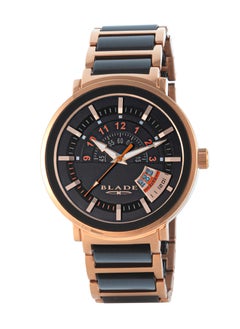 Blade BLADE Jazz Rose 3695G4RNN SS Case & SS/Ceramic Band Date Men's Watch 