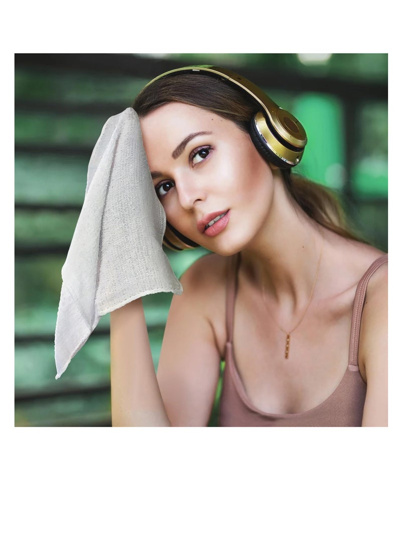 Refreshing Towel Lavender Scented Moist Cotton Wet Wipes Fresh Towel for Skin Care Personal Hygiene (Packaging Color May Var - Pack of 10) - Image 4