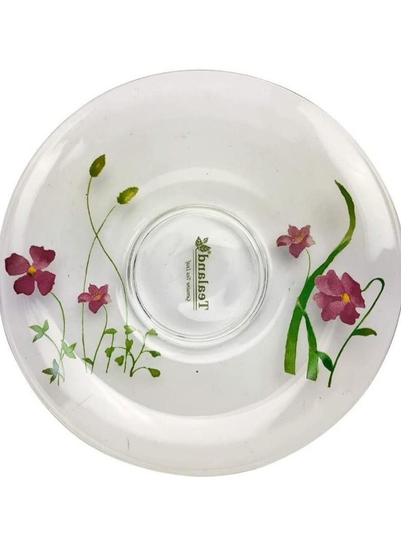 تيلاند كوب بحزام إبداعي من البورسليكات لطيف ومقاوم للحرارة كوب وصحن زجاجي لحديقة الشاي (0.2 لتر) - Image 5