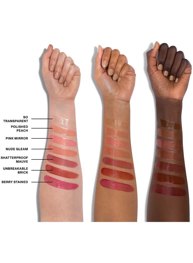 Morphe Morphe Dripglass Glazed High Shine Lip Gloss - Shatterproof Mauve 3.8ml  - Image 4