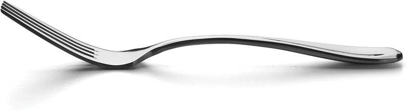 ONEIDA Silverware Set For 8, Voss 45-Piece Everyday Flatware Set with Serving Utensils, Service For 8, 18/0 Stainless Steel, Mirror Finish, Dishwasher Safe, Knives Spoons and Forks (Silver, 45 Pieces) - Image 4